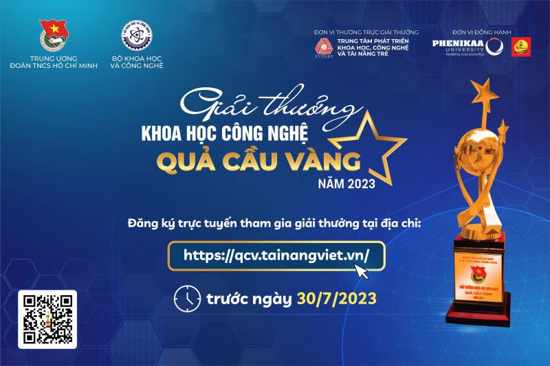 PHÁT ĐỘNG GIẢI THƯỞNG KHOA HỌC CÔNG NGHỆ QUẢ CẦU VÀNG NĂM 2023