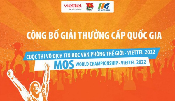 Thông báo kết quả VCK Quốc gia Cuộc thi MOSWC – Viettel 2022